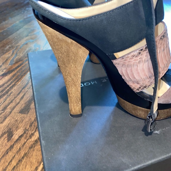 Pelle Moda Multi Color Heel - Picture 4 of 6